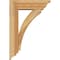 Ekena Millwork Thorton Traditional Rough Sawn Bracket w/ Offset Brace, Western Red Cedar, 6"W x 18"D x 26"H BKT0604X18X26THR01RWR - alternate 2